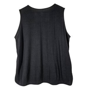UNIQLO X THEORY WOMEN'S AIRISM SLEEVELESS ATHLETIC TANK TOP SHIRT SIZE XL, BLACK